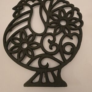 Cast Iron Rooster Trivet